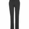 Womens Tapered Leg Pant-Charcoal