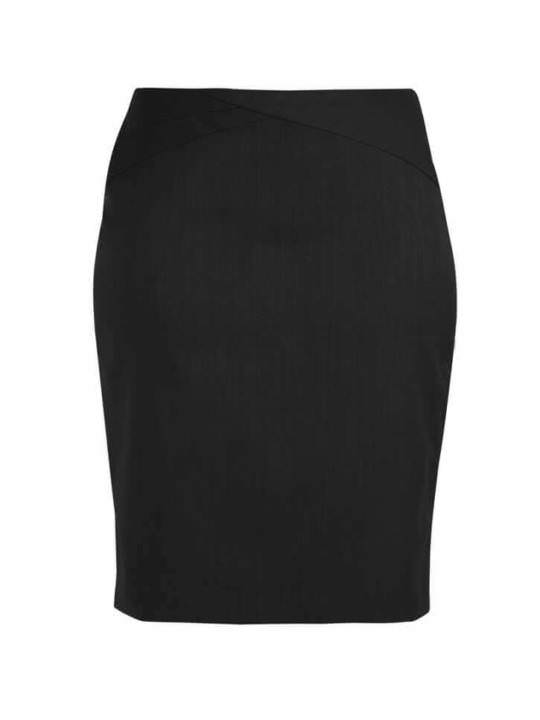Womens Chevron Skirt-Black