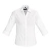 Womens Hudson 3/4 Sleeve Shirt-White
