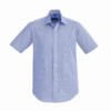 Mens Hudson Short Sleeve Shirt-Patriot Blue