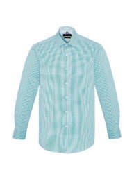 Mens Newport Long Sleeve Shirt-Eden Green