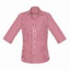 Womens Springfield 3/4 Sleeve Shirt-Cardinal