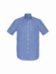 Mens Springfield Short Sleeve Shirt-French Navy