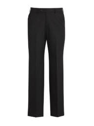 Mens Flat Front Pant-Black