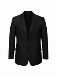 Mens 2 Button Jacket-Black