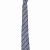 Mens Single Contrast Stripe Tie-Patriot Blue