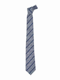 Mens Single Contrast Stripe Tie-Patriot Blue