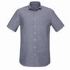 Mens Charlie Classic Fit S/S Shirt-Navy Chambray