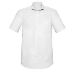 Mens Charlie Classic Fit S/S Shirt-White