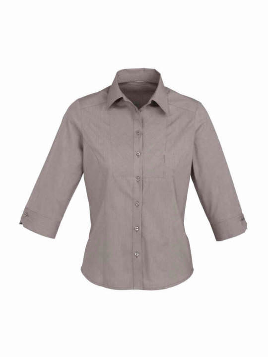 Ladies Chevron 3/4 Sleeve Shirt