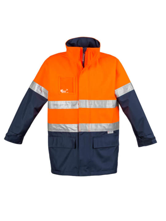 Mens Hi Vis Waterproof Lightweight Jacket-orange
