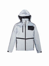 Unisex Streetworx Reflective Waterproof Jacket-grey