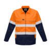 Mens Hi Vis Cotton Drill Jacket-orange