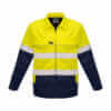 Mens Hi Vis Cotton Drill Jacket-yellow