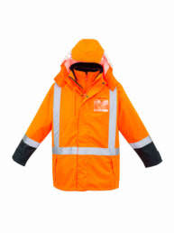 Mens TTMC-W17 4 in 1 Waterproof Jacket-orange