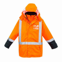 Mens TTMC-W17 4 in 1 Waterproof Jacket-orange