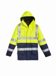 Mens FR Arc Rated Anti Static Waterproof Jacket-yellow