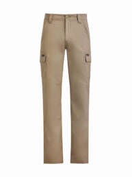 Mens Lightweight Drill Cargo Pant-brown