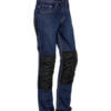 Mens Heavy Duty Cordura® Stretch Denim Jeans-navy