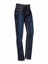 Womens Stretch Denim Work Jeans-blue