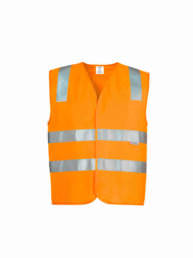 Unisex Hi Vis Basic Vest-orange