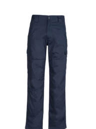 Mens Midweight Drill Cargo Pant (Stout)-navy