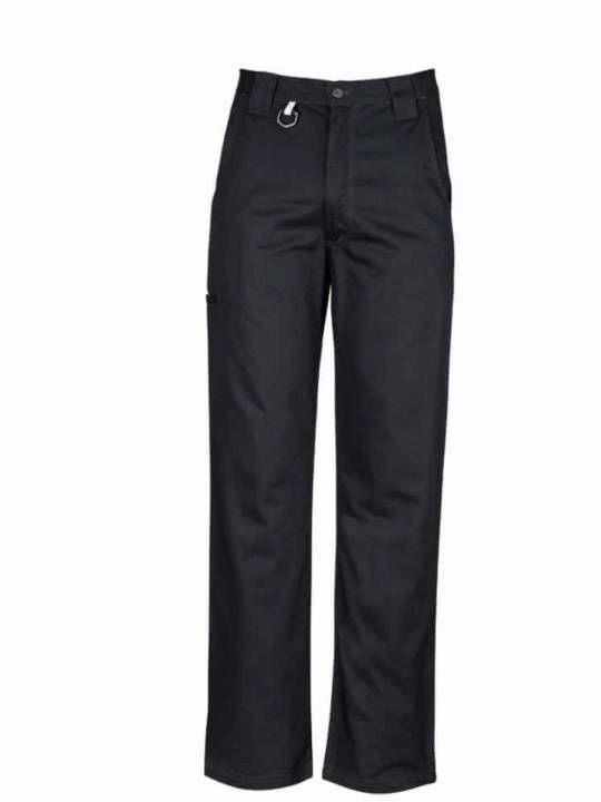 Mens Plain Utility Pant-black