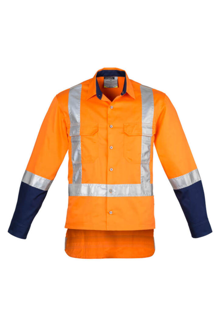 Mens TTMC-W17 Drill Work Shirt-orange