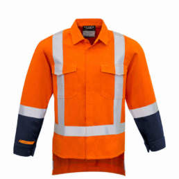 Mens FR TTMC-W17 Taped Shirt-orange