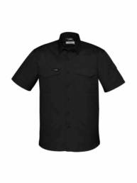 Mens Rugged Cooling Mens S/S Shirt-black