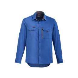 Mens Outdoor L/S Shirt-blue