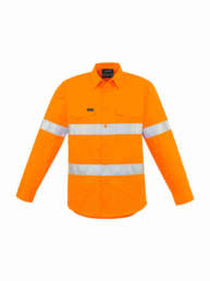 Mens Hi Vis Hoop Taped Shirt-orange