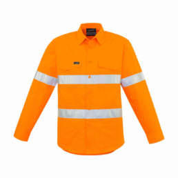 Mens Hi Vis Hoop Taped Shirt-orange