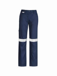 Womens Taped Utility Pant-navy