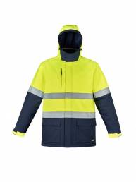 Unisex Hi Vis Antarctic Softshell Taped Jacket-yellow