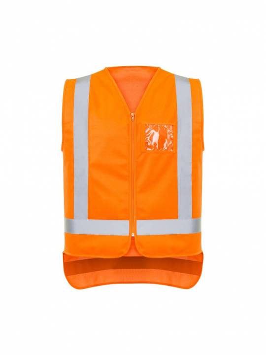 Mens TTMC-W17 Zip X Back Vest-orange